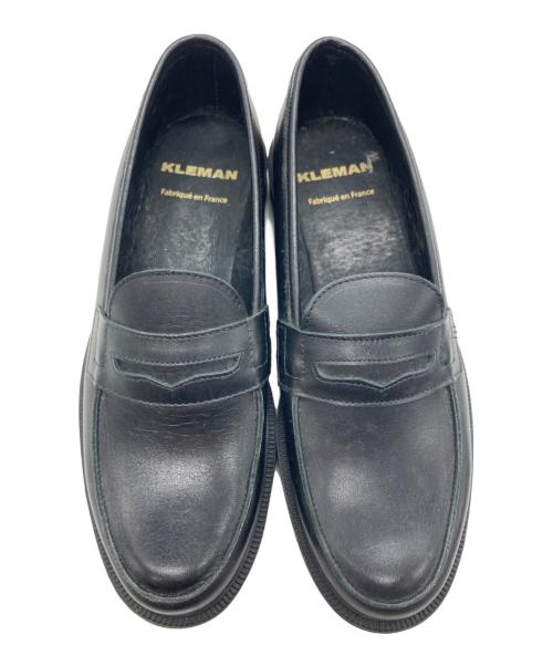KLEMAN（クレマン）KLEMAN (クレマン) コインローファー ブラック サイズ:SIZE 37の古着・服飾アイテム