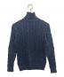 POLO RALPH LAUREN (ポロ・ラルフローレン) フルジップ ケーブルニット ネイビー サイズ:L：10000円