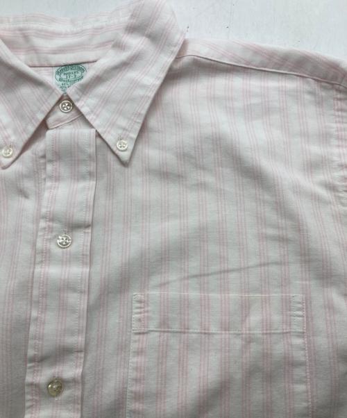 BROOKS BROTHERS（ブルックスブラザーズ）BROOKS BROTHERS (ブルックスブラザーズ) MAKERS コットンストライプシャツ ピンク サイズ:17-3の古着・服飾アイテム
