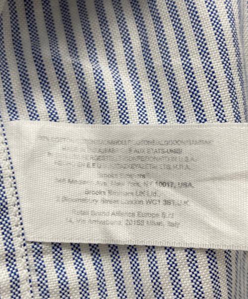 BROOKS BROTHERS（ブルックスブラザーズ）BROOKS BROTHERS (ブルックスブラザーズ) スーピマコットン ボタンダウンストライプシャツ ブルー×ホワイト サイズ:14 1/2 -33の古着・服飾アイテム