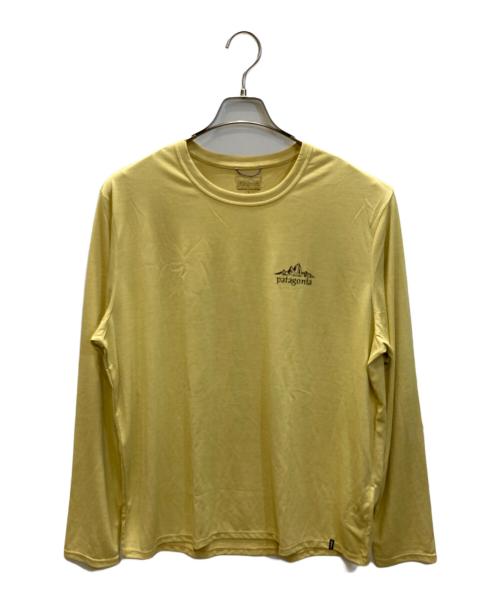 Patagonia（パタゴニア）Patagonia (パタゴニア) ロングスリーブ・キャプリーン・クール・デイリー・シャツ イエロー サイズ:Lの古着・服飾アイテム