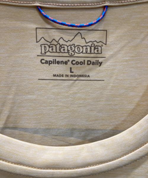 Patagonia（パタゴニア）Patagonia (パタゴニア) ロングスリーブ・キャプリーン・クール・デイリー・シャツ イエロー サイズ:Lの古着・服飾アイテム