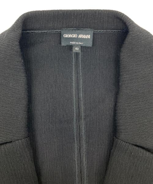 GIORGIO ARMANI（ジョルジオアルマーニ）GIORGIO ARMANI (ジョルジオアルマーニ) 1Bジャケット ブラック サイズ:42の古着・服飾アイテム