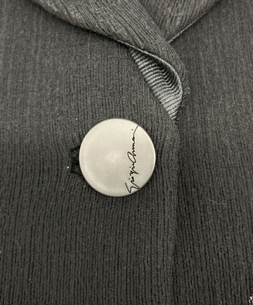 GIORGIO ARMANI（ジョルジオアルマーニ）GIORGIO ARMANI (ジョルジオアルマーニ) 1Bジャケット ブラック サイズ:42の古着・服飾アイテム