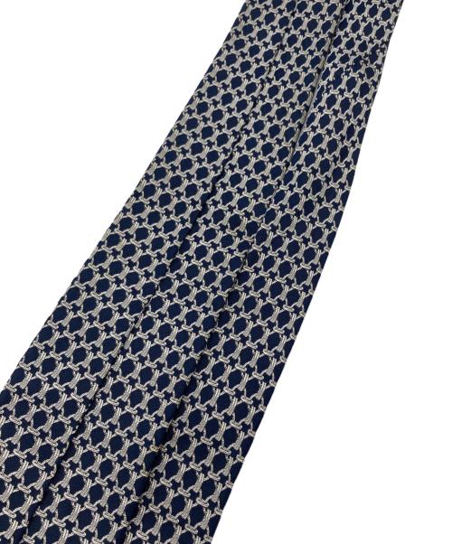 HERMES（エルメス）HERMES (エルメス) CRAVATE クラヴァット シルクネクタイ ネイビー サイズ:下記参照の古着・服飾アイテム
