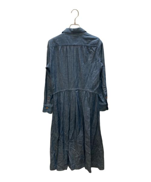 45rpm（45アールピーエム）45rpm (45アールピーエム) デニムシャツワンピース ブルー サイズ:SIZE 1の古着・服飾アイテム