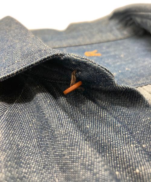 45rpm（45アールピーエム）45rpm (45アールピーエム) デニムシャツワンピース ブルー サイズ:SIZE 1の古着・服飾アイテム