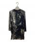 ALEXANDER McQUEEN（アレキサンダーマックイーン）の古着「フェザープリントシルクドレス」｜ブラック
