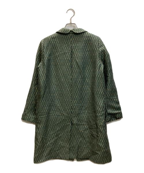 ba&sh（バッシュ）ba&sh (バッシュ) Gabrielle コットンリネン幾何学柄ジャケット グリーン サイズ:SIZE 1の古着・服飾アイテム