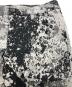 中古・古着 ISSEY MIYAKE (イッセイミヤケ) 立体模様 グラフィック シワ加工パンツ ブラック×グレー サイズ:SIZE 2：15000円