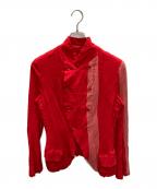 Y's Red Labelワイズレッドレーベル）の古着「再構築ダブルジャケット」｜レッド