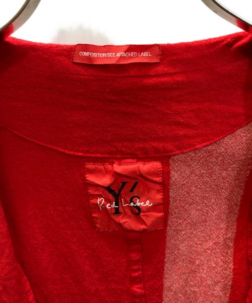 Y's Red Label（ワイズレッドレーベル）Y's Red Label (ワイズレッドレーベル) 再構築ダブルジャケット レッド サイズ:記載無しの古着・服飾アイテム