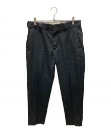 Dickies×BEAUTY&YOUTH（ディッキーズ×ビューティーアンドユース）の古着「SLIT PANTS」｜ブラック