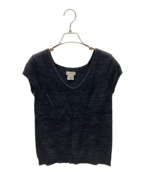 DRIES VAN NOTEN（ドリスヴァンノッテン）DRIES VAN NOTEN (ドリスヴァンノッテン) ノースリーブニット ブラック サイズ:Sの古着・服飾アイテム