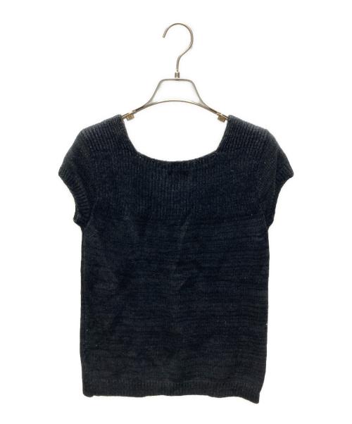 DRIES VAN NOTEN（ドリスヴァンノッテン）DRIES VAN NOTEN (ドリスヴァンノッテン) ノースリーブニット ブラック サイズ:Sの古着・服飾アイテム