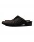 DRIES VAN NOTEN (ドリスヴァンノッテン) キャンバスギャザーミュール ブラウン サイズ:SIZE 37：12000円