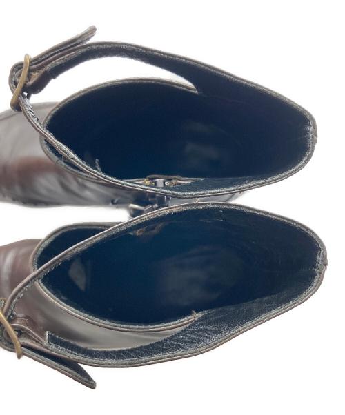 DRIES VAN NOTEN（ドリスヴァンノッテン）DRIES VAN NOTEN (ドリスヴァンノッテン) サイドジップウィングチップブーツ ブラウン サイズ:SIZE 36の古着・服飾アイテム