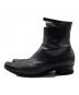 DRIES VAN NOTEN (ドリスヴァンノッテン) サイドジップウィングチップブーツ ブラウン サイズ:SIZE 36：15000円