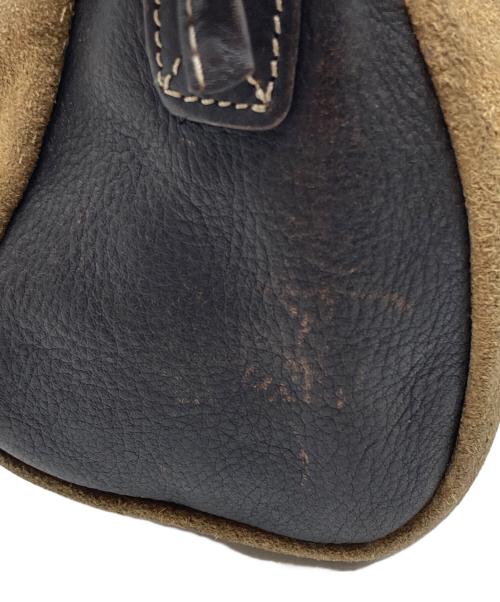 LOEWE（ロエベ）LOEWE (ロエベ) アナグラム スウェードショルダーバッグ ブラウン サイズ:下記参照の古着・服飾アイテム