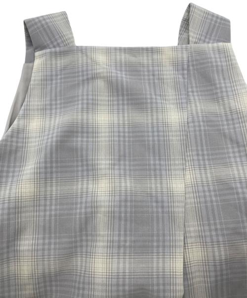 emmi（エミ）emmi (エミ) オンブレーチェックワンピース グレー サイズ:SIZE 0の古着・服飾アイテム