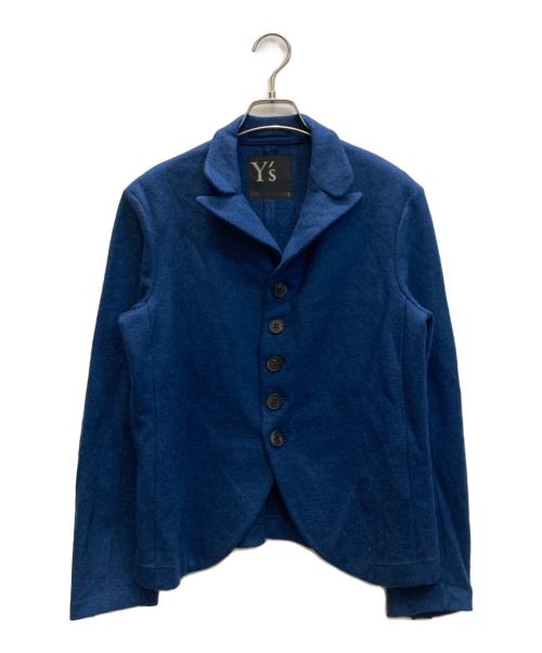 Y's（ワイズ）Y's (ワイズ) 5Bウールジャケット ネイビー サイズ:2の古着・服飾アイテム