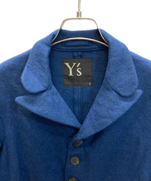 Y's（ワイズ）Y's (ワイズ) 5Bウールジャケット ネイビー サイズ:2の古着・服飾アイテム