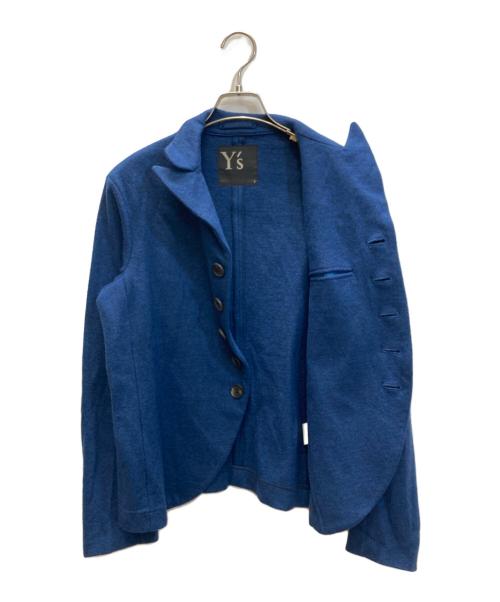 Y's（ワイズ）Y's (ワイズ) 5Bウールジャケット ネイビー サイズ:2の古着・服飾アイテム
