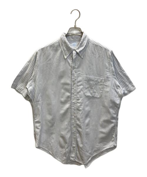 BROOKS BROTHERS（ブルックスブラザーズ）BROOKS BROTHERS (ブルックスブラザーズ) Makers ボタンダウンストライプシャツ ブルー サイズ:SIZE 16の古着・服飾アイテム