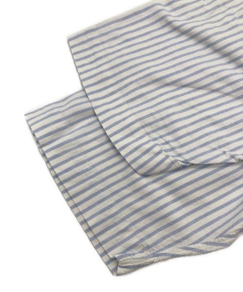 BROOKS BROTHERS（ブルックスブラザーズ）BROOKS BROTHERS (ブルックスブラザーズ) Makers ボタンダウンストライプシャツ ブルー サイズ:SIZE 16の古着・服飾アイテム