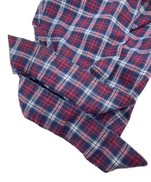RALPH LAUREN（ラルフローレン）RALPH LAUREN (ラルフローレン) ボタンダウンチェックシャツ レッド×ネイビー サイズ:SIZE XXLの古着・服飾アイテム