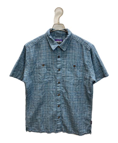 Patagonia（パタゴニア）Patagonia (パタゴニア) BACK STEP SHIRT ブルー サイズ:SIZE Mの古着・服飾アイテム