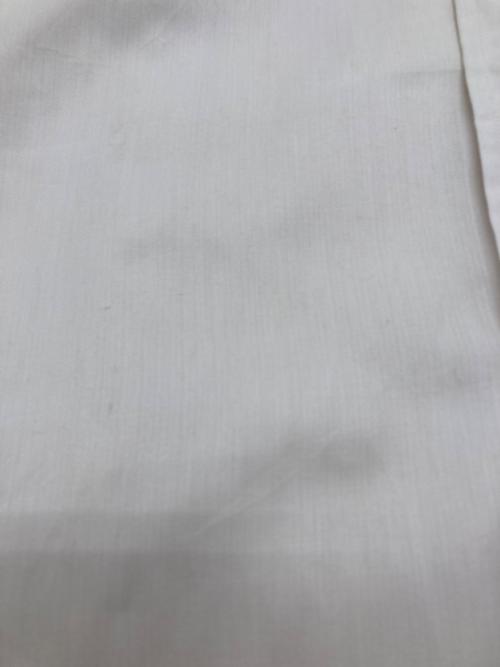 POLO RALPH LAUREN（ポロ・ラルフローレン）POLO RALPH LAUREN (ポロ・ラルフローレン) ヘリンボーンコットンシャツ ホワイト サイズ:39-82の古着・服飾アイテム