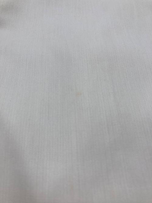 POLO RALPH LAUREN（ポロ・ラルフローレン）POLO RALPH LAUREN (ポロ・ラルフローレン) ヘリンボーンコットンシャツ ホワイト サイズ:39-82の古着・服飾アイテム