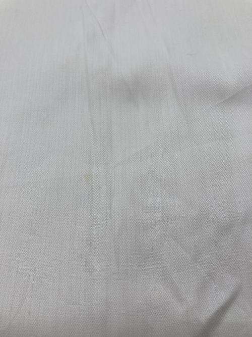 POLO RALPH LAUREN（ポロ・ラルフローレン）POLO RALPH LAUREN (ポロ・ラルフローレン) ヘリンボーンコットンシャツ ホワイト サイズ:39-82の古着・服飾アイテム