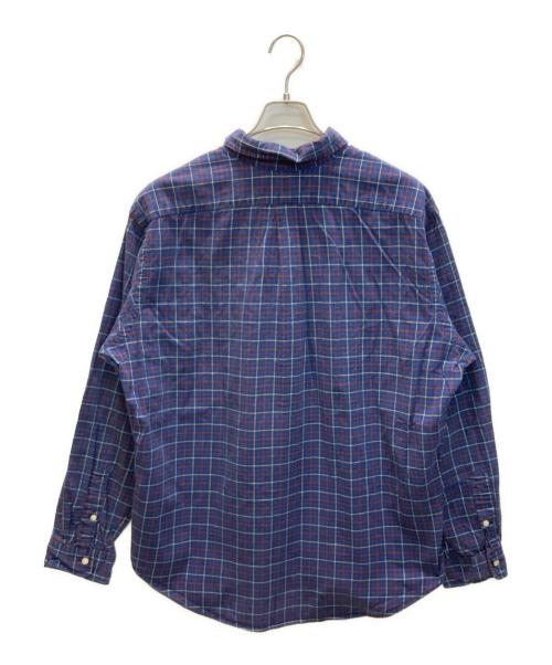 POLO RALPH LAUREN（ポロ・ラルフローレン）POLO RALPH LAUREN (ポロ・ラルフローレン) ボタンダウンチェックシャツ ネイビー サイズ:SIZE XLの古着・服飾アイテム