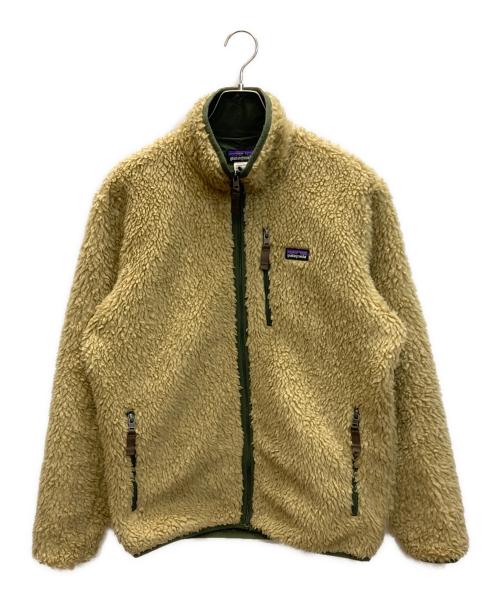 Patagonia（パタゴニア）Patagonia (パタゴニア) クラシック レトロX カーディガン ベージュ×グリーン サイズ:Mの古着・服飾アイテム