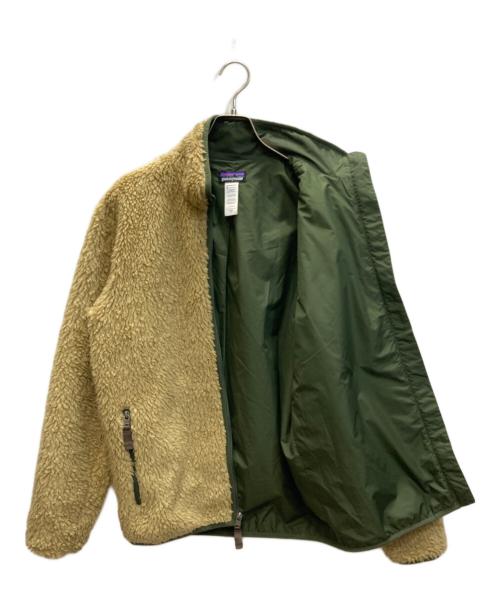 Patagonia（パタゴニア）Patagonia (パタゴニア) クラシック レトロX カーディガン ベージュ×グリーン サイズ:Mの古着・服飾アイテム