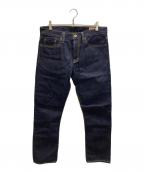 BUSHIDO DENIMブシドーデニム）の古着「セルビッチデニムパンツ」｜インディゴ