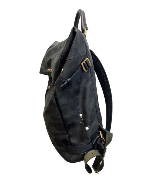 Gentil Bandit（ジャンティバンティ）GENTIL BANDIT (ジャンティバンティ) カモフラージュ バックパック ブラック サイズ:下記参照の古着・服飾アイテム
