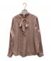 SOEJU (ソージュ) チェーン柄ボウタイブラウス ピンク サイズ:SIZE M：6000円