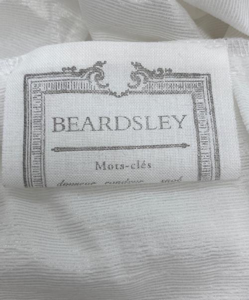 BEARDSLEY（ビアズリー）BEARDSLEY (ビアズリー) プリーツブラウス ホワイト サイズ:下記参照の古着・服飾アイテム