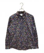 PAUL SMITHポールスミス）の古着「LIBERTY フローラルプリントシャツ」｜パープル