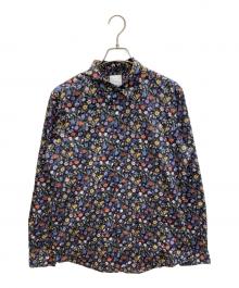 PAUL SMITH（ポールスミス）の古着「LIBERTY フローラルプリントシャツ」｜パープル