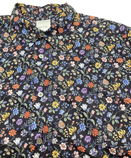 PAUL SMITH（ポールスミス）Paul Smith (ポールスミス) LIBERTY フローラルプリントシャツ パープル サイズ:SIZE Lの古着・服飾アイテム