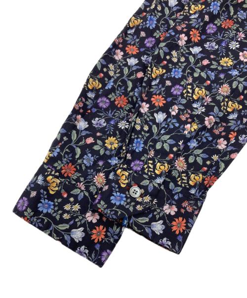 PAUL SMITH（ポールスミス）Paul Smith (ポールスミス) LIBERTY フローラルプリントシャツ パープル サイズ:SIZE Lの古着・服飾アイテム