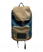 PAUL SMITHポールスミス）の古着「カラーブロッキングリュック」｜ブルー×ベージュ