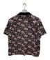 Sun Surf (サンサーフ) sacai (サカイ) パームツリードット オープンカラー アロハシャツ ブラック×ピンク サイズ:3：20000円