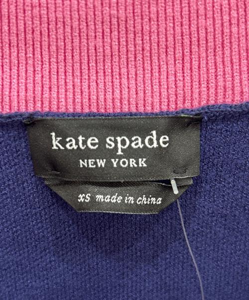 Kate Spade（ケイトスペード）Kate Spade (ケイトスペード) ニットカーディガン ネイビー サイズ:XS 未使用品の古着・服飾アイテム