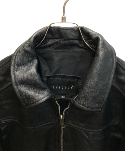LNYUEDA（ランユエダ）LNYUEDA (ランユエダ) レザージャケット ブラック サイズ:XLの古着・服飾アイテム