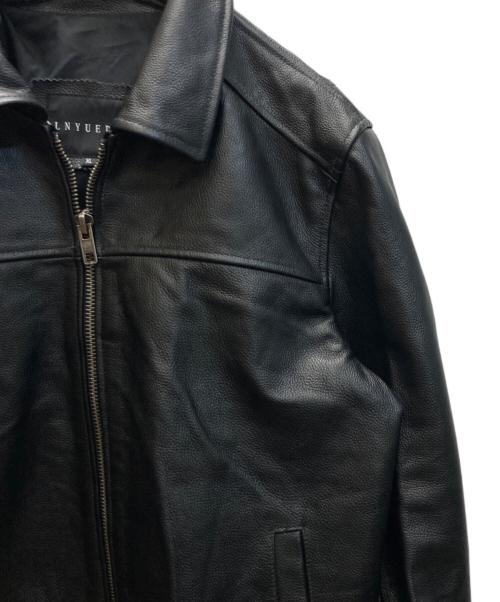 LNYUEDA（ランユエダ）LNYUEDA (ランユエダ) レザージャケット ブラック サイズ:XLの古着・服飾アイテム